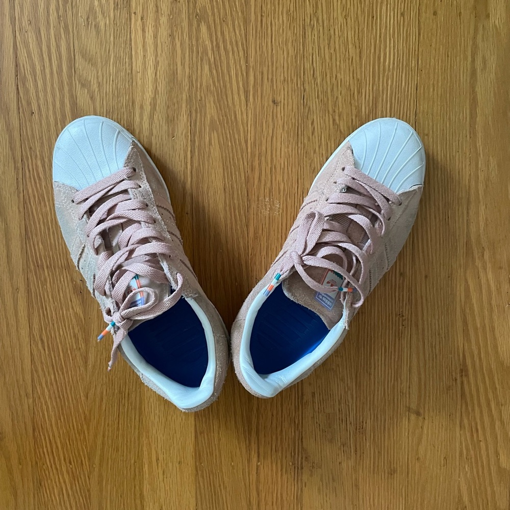 Adidas superstar vulk adv in pastel pink